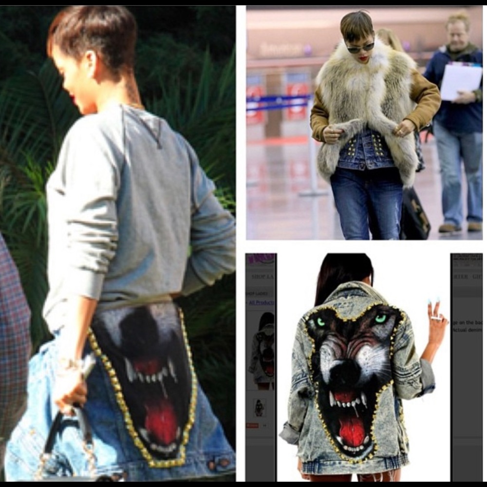 COAL N TERRY VINTAGE LEVI JACKET RIHANNA